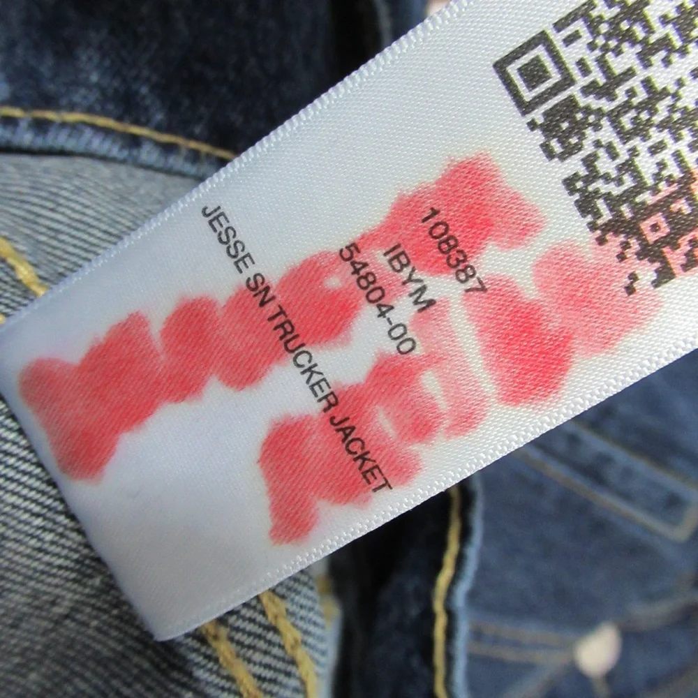 True Religion Jesse SN Trucker Denim Jacket Size Small